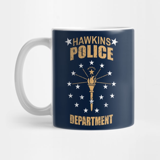 Nerdy Tee - Hawkins Police Dept by KennefRiggles